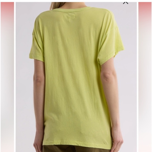 The GREAT. 2 Top The Little Tee in Lime Zest 100% cotton NWT - Picture 2 of 10
